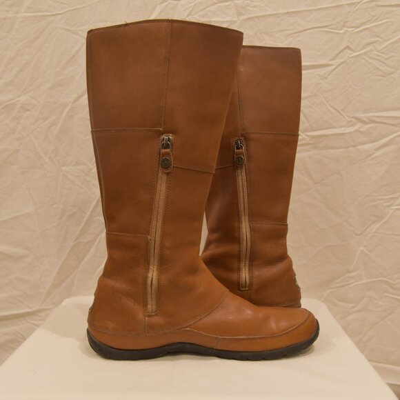 Brown Leather Women's Boots - Picture 7 of 15